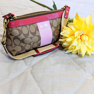 COACH Signature Small Shoulder Purse